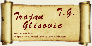 Trojan Glišović vizit kartica